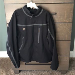 Mountain Hardwear soft shell black jacket, XL